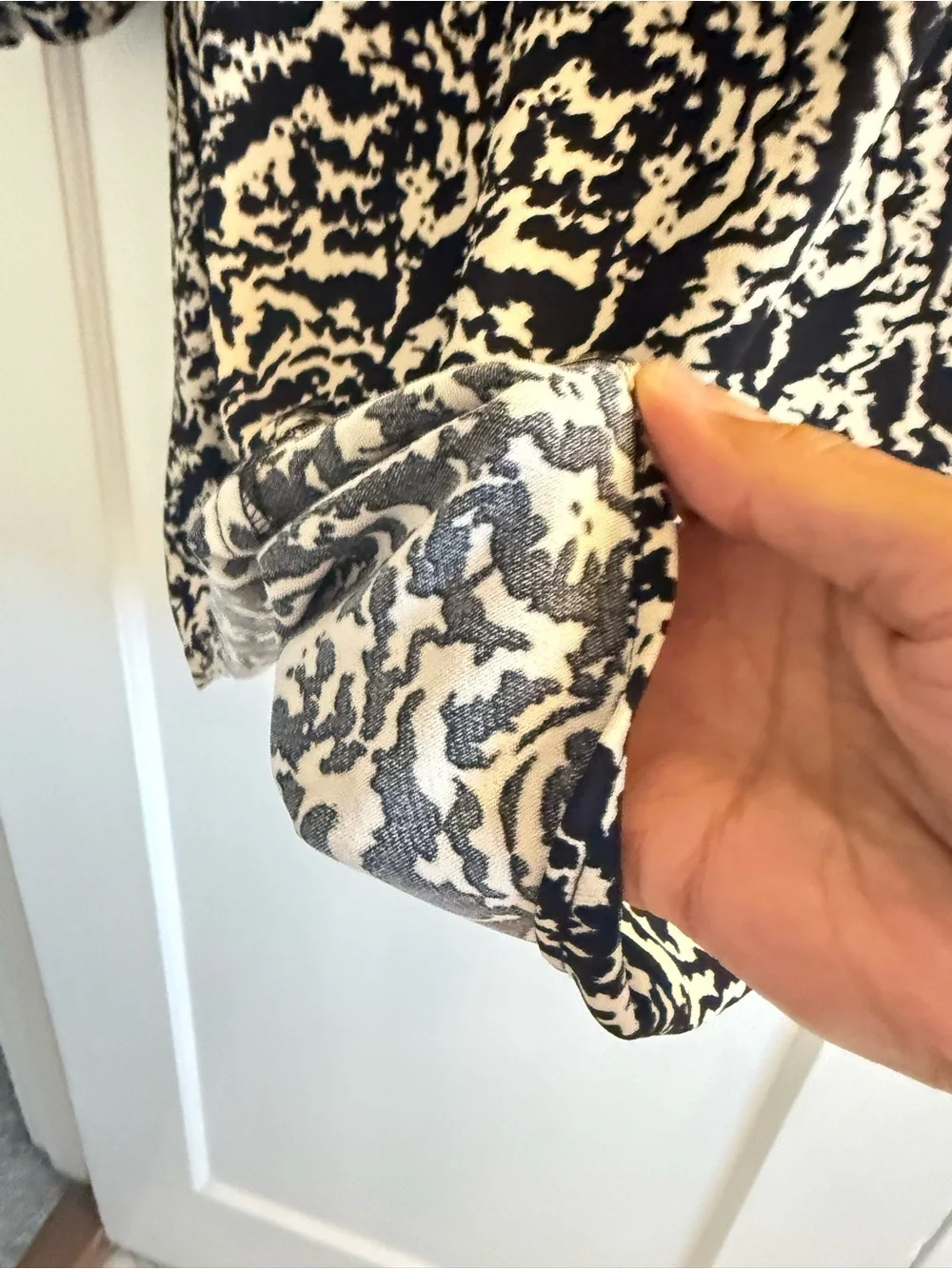 Abstract Animal Print Tunic Dress